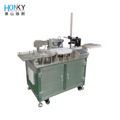 China Desktop Vial Automatic Bottle Filling And Capping Machine  For Cosmetic for sale