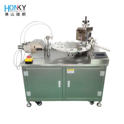 China Stainless Steel 304 Small Bottle Filling And Capping Machine Desktop for sale