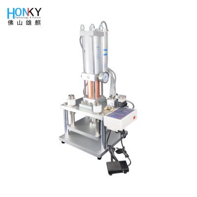China Full Air Control Semi Auto Capping Machine For 2Ml Spray Perfume Capping for sale