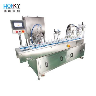 China 2400 BPH AC 380V Glass Bottle Filling And Capping Machine For Whiten Cream for sale