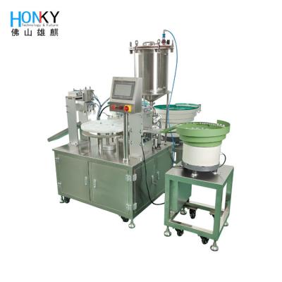 China Cosmetic Paste Massage Cream Filling And Capping Machine Full Automatic 1800BPH for sale