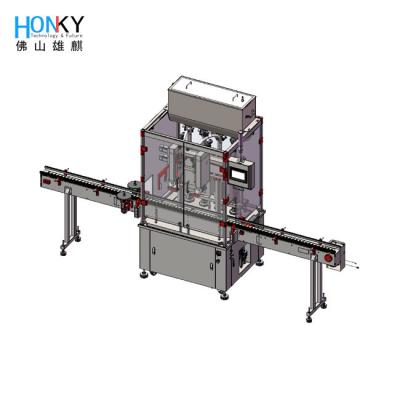China Full Automatic 2L Liquid Filling Capping Machine For Shampoo Industry Pack for sale