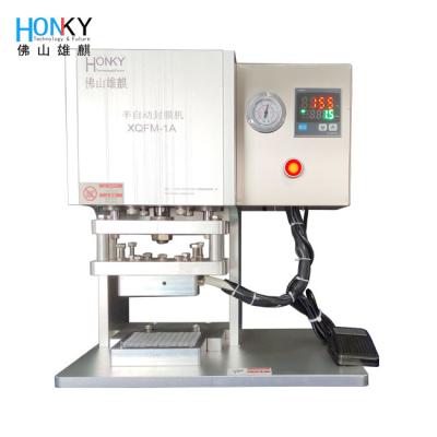 China Extraction Bottle Foil Semi Automatic Capping Machine For Reagent Bottle Sealing for sale