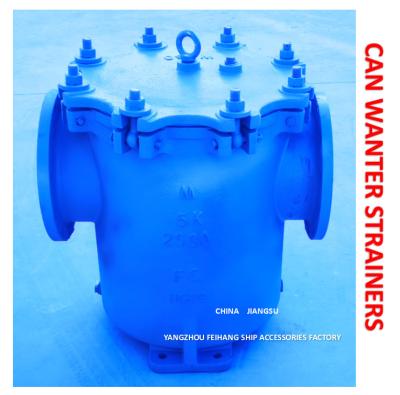 Cina JIS 5k-250a Can Water Strainer Marine Can Water Filters Corpo FC200 Filter Acciaio inossidabile in vendita