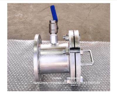 China Carbon Steel Galvanized Domestic Sewage Shore Connection BS6050 CB/T3657-94 With Exhaust Valve for sale