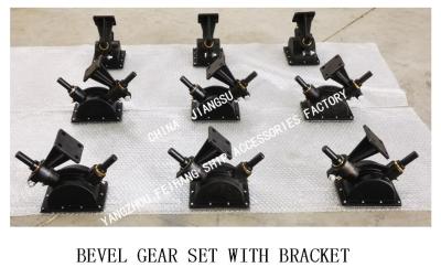 China B1-18 CB/T3791-1999 Marine Bevel Gear Set With Bracket Bevel Gear Set Material : Carbon Steel , Stainless Steel for sale