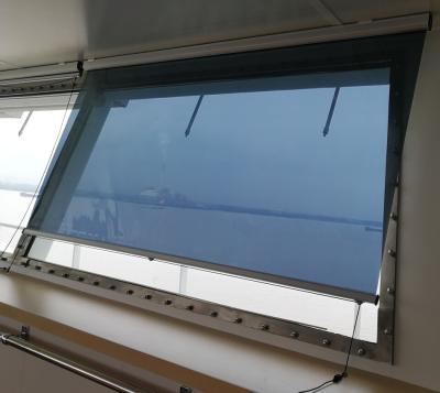 China FH001 Blue Marine Sunshade Roller Blinds Cockpit Light Filtering Sunshade Roller Blinds Spring Automatic Positioning for sale