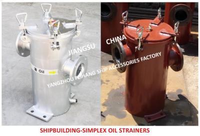 China S-TYPE Straight Through Single Oil Filter , Straight Through Single Crude Oil Filter CBM1133-82 for sale