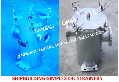 China Filtro em caixa do aço carbono do corpo do filtro de óleo bruto S5065 de Marine Single Oil Filter Single CBM1133-82 de aço inoxidável à venda