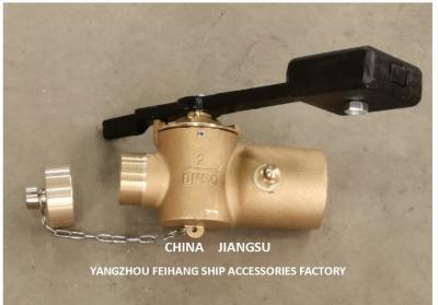 中国 Marine Bronze Depth Sounding Self-Closing Valve For Sunken Cabin Dn50 Cb/T3778-99 With Counterweight 販売のため