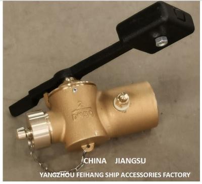 China Fuel tank sounding self-closing valve FH-DN50 CB/T3778-99  Material-bronze with counterweight en venta