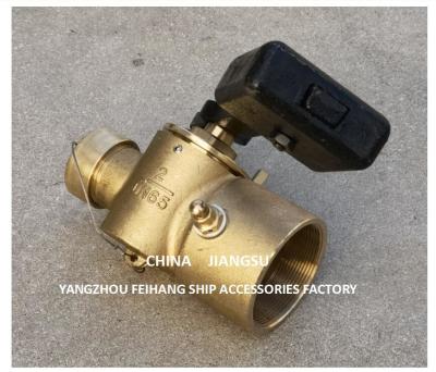 China BRONZE DEPTH SOUNDING SELF-CLOSING VALVE FOR SUNKEN CABIN DN65 CB/T3778-99  MATERIAL-BRONZE WITH COUNTERWEIGHT for sale