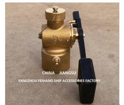 中国 Fuel Tank Sounding Self-Closing Valve Fh-Dn65 Cb/T3778-99 Material-Bronze With Counterweight 販売のため