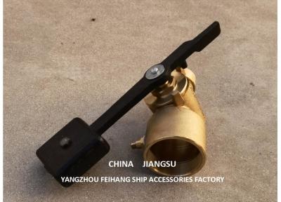 中国 Marine Bronze Self-Closing Gate Valve Head For Sounding Pipe Dn65 Cb/T3778 Material-Bronze With Counterweight 販売のため