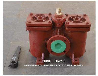 China Double Oil  Filter, Size 50, Cast Iron. Mesh 60 Model As50 Cb/T425-94 for sale