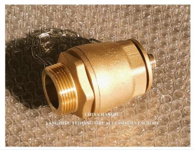 China IMPA23339 FH-DN32 Drain Ball Valve BRASS Body NPT Cover Stainless Steel Float Ball for sale