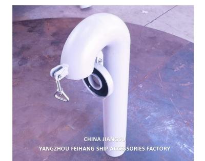 China Mrine Steel Goose Neck Ventilation Diameter 100mm, Round Type, With Flap Valve (Goose Neck Shall Be Closable) en venta