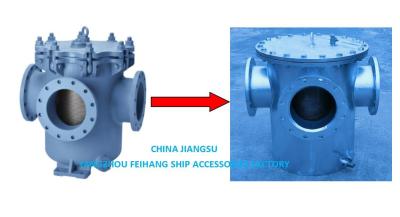 Китай Stainless Steel 3-Type 3Ways Can Water Filter Flanged Design 5K Or 10K Hot Galvanized/Epoxy Paint продается