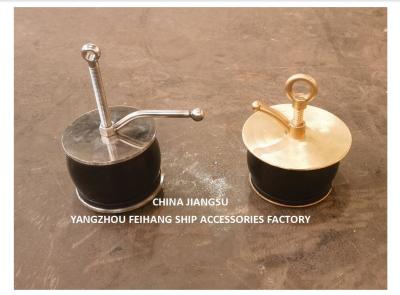 Cina Ship Deck Scupper Plug Model Nc No.50-100a Dia95-115mm Cover Plate Made Of Copper, Body-Rubber in vendita