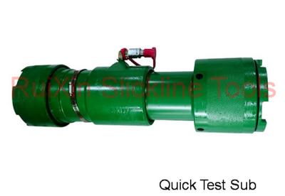 China Alloy Steel Quick Test Sub Wireline Pressure Control Equipment for sale