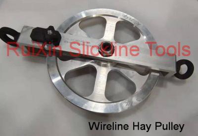 China Cable metálico Hay Pulley With del manantial de la fundición de aluminio polea acanalada de 16 pulgadas en venta