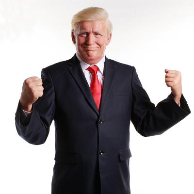 China 1:1 Celebrity Wax Statue Custom Emulation Silicone  Trump Wax Figures for sale