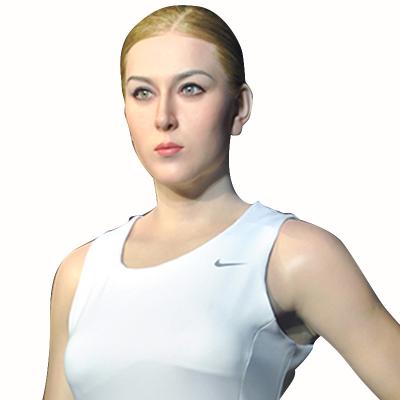China Las figuras de cera de tamaño natural de la celebridad Maria Sharapova Russia Tennis Player figura 74 pulgadas en venta