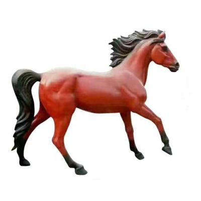 China Fiberglass Resin Horse Statue Pegasus ODM Cartoon Animal Statue Decoration for sale
