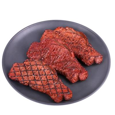 China Handmade Spray Realistic Fake Steak Beef 3D Model PVC for sale