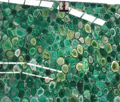 China 20mm Green Agate Slab for sale