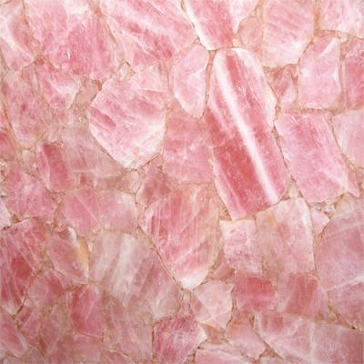 China Pink Crystal Stone Rose Quartz Slab for sale