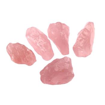 China Natural Raw Rough Rose Quartz Crystals Various Sizes for sale