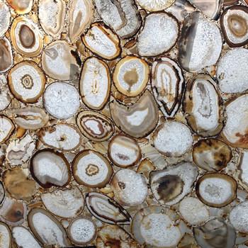 China Modern Luxury Natural Agate Stone Slab For Home Decoration for sale