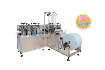 China Disposable Cap Mask Plastic Foot Shoe Cover Manufacturing Machine 5.5KW for sale
