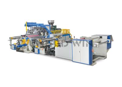 China Pp Woven T Die Tandem Extrusion Lamination Machine For Textile Cloth Plant for sale