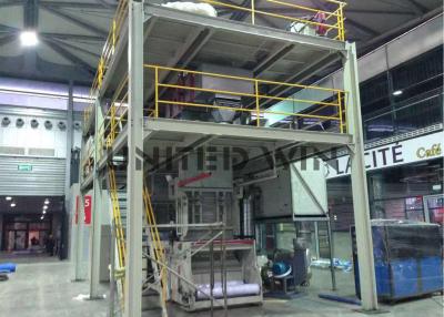 China Linha de produção minuto da tela de tecelagem não de SSMS Spunmelt da máquina 50m de Spunbond do animal de estimação à venda