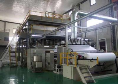 China Meltblown Nonwoven Cloth Machine 350mm Spinneret 15-100GSM Sms Non Woven Machine for sale