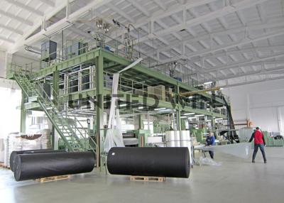 China PET PP Non Woven Fabric Machine 160cm Spunbound Nonwoven Production Line China Manufacturer for sale