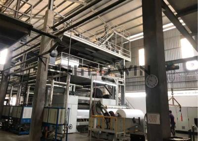 China Compact 800mm PP Meltblown Non Woven Fabric Machine Production Line 6800T for sale
