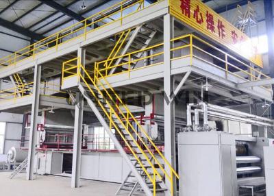 China Linha de produção não tecida higiene de Meltblown da maquinaria de Spunbond do único feixe do tecido do bebê à venda
