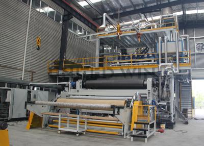 China Spunbond Non Woven Fabric Machine Line PET Nonwoven Fabric Production Line 7000t for sale