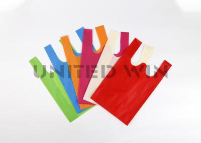 China T - Shirt Non Woven Bags Handle Carry Bag For Shopping Packing for sale