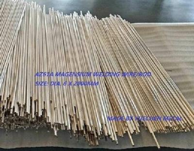 China AZ61A magnesium welding wire extruded as per ASTM standard magnesium alloy wire AZ61A-F for sale