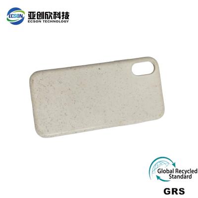 China Biodegradable ODM Straw Fiber Plastic Wheat Straw Cell Phone Case for sale