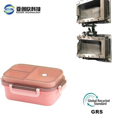Chine OEM moulage par injection boîtes de PP Bento alimentaire rouge à vendre