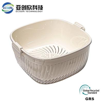 China White Plastic Injection Molding Assembly drainage basket for sale