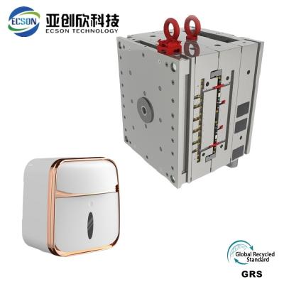 China Customize Plastic Injection Molding White Household Tissue Boxes for sale