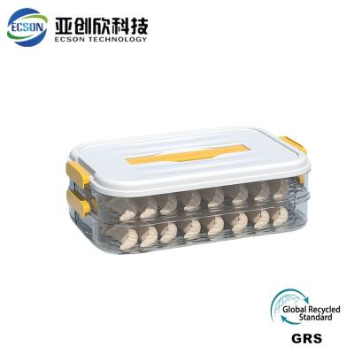 China OEM Dumpling Storage Box Injection Molding With Hot Runner Cold Runner for sale