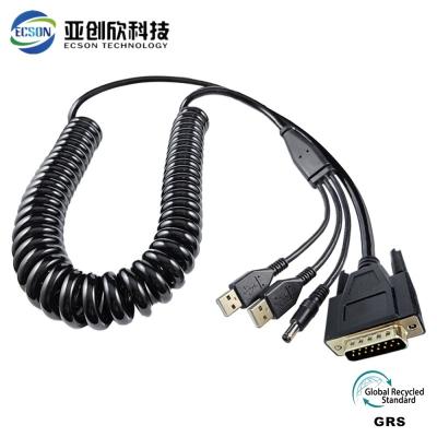 China Hot Runner Rapid Prototyping 1000K Shots Black For Scalable Data Cable for sale