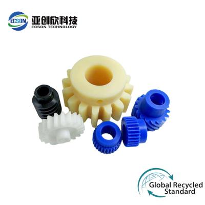 China Professional Machined Plastic Parts Various injection molded gear accessories for sale